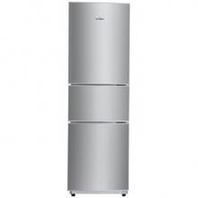 美的(Midea)206升 時尚三門三溫冰箱 日耗電0.49度 HIPS環(huán)保內(nèi)膽 閃白銀 BCD-206TM(E)