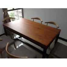 loft美式鄉(xiāng)村鋼木會議桌