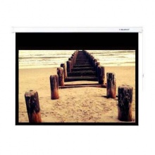 紅葉 120英寸 16:9 電動(dòng)投影幕布 白塑幕 白幕