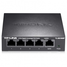 TP-LINK TL-SG1005P 5口千兆非網(wǎng)管PoE交換機(jī) 黑色 計(jì)價(jià)單位：個(gè)