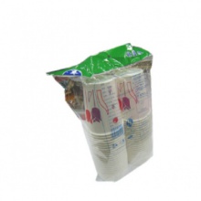 綠奧紙杯 50個/袋 加厚 一次性紙杯 荷花