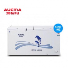 澳柯瑪（AUCMA）BC/BD-447SH 447升 冰柜家用商用 冷藏冷凍大容量臥式冷柜
