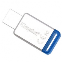 金士頓（Kingston）DT50 64GB金屬U盤 USB3.1 藍色