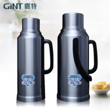 嘉特保溫壺保溫瓶熱水瓶暖壺玻璃內膽 GT-3032-200-320不銹鋼本色