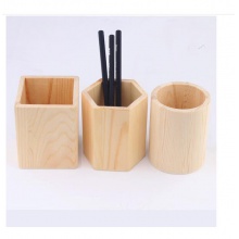 筆筒 木質