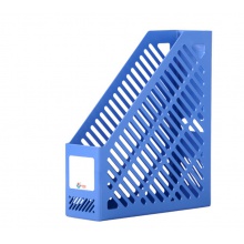 牢固耐用單格文件欄/文件框/文件架 藍(lán)色